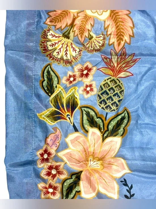 Farm Rio Superbloom Tapestry Cotton Blend Maxi Dress Blue Medium NEW - Picture 15 of 17